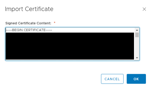 NSX SSL VPN Certificates Import
